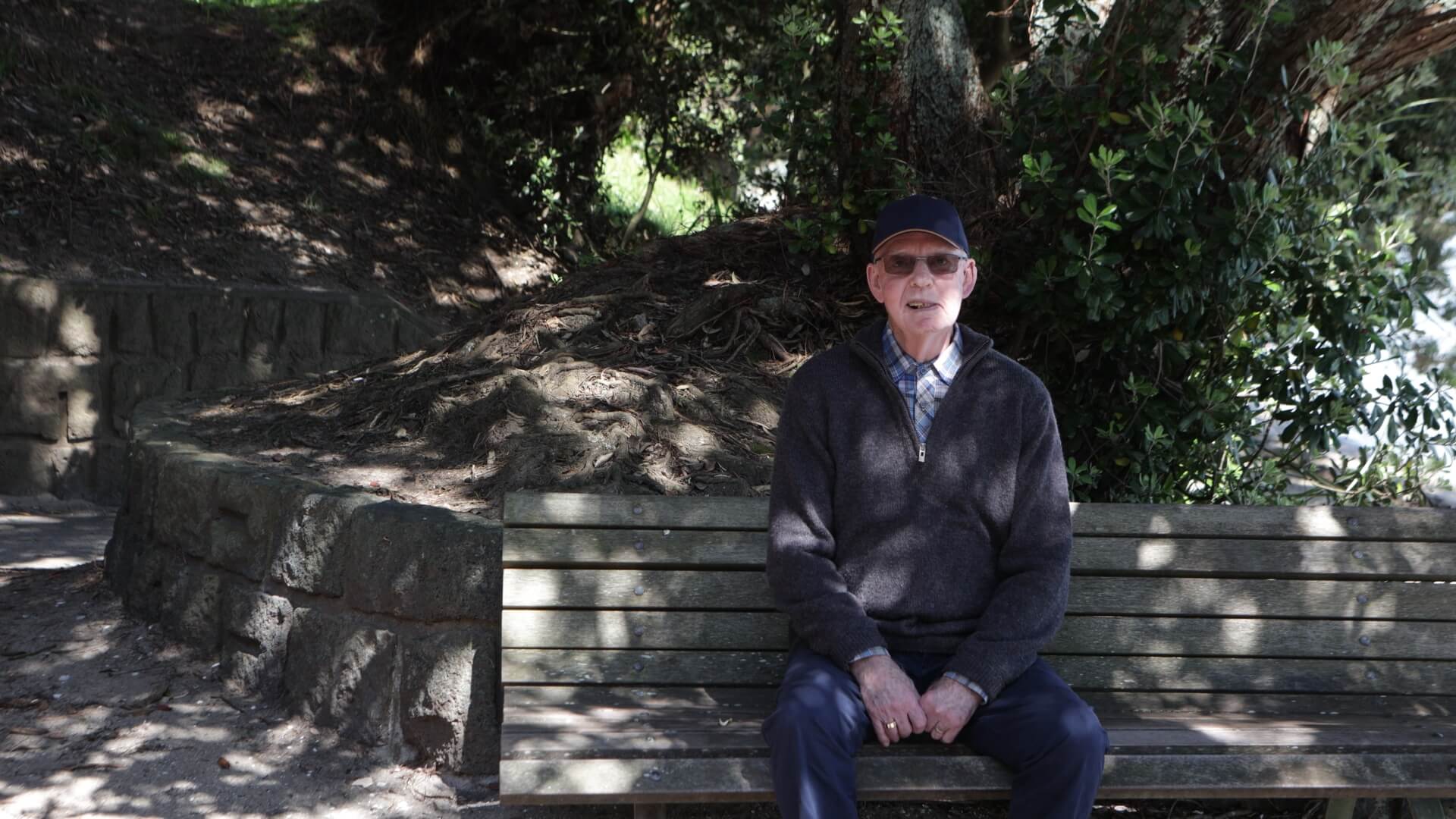 Malcolm at the beach for Cherished Memories Film